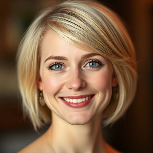 Headshot of Eleanor Vance, a poised woman with short blonde hair, smiling warmly.